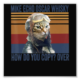 Foto Piloto de Gato Mike Echo Oscar Whisky - Presente