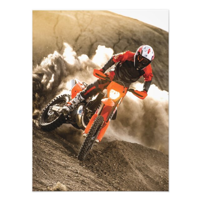 Foto Piloto de Motocross (Frente)