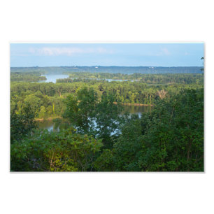 Foto Pine Bend Bluff Sobre o Rio Mississippi