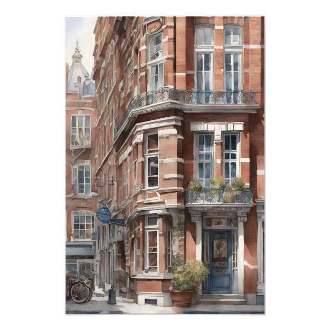 Foto Pintor aquoso de Amsterdã (Frente)
