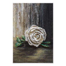 Pintura Acrílica Rosa Branca