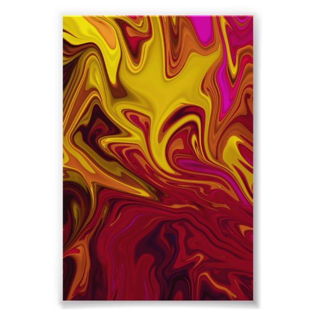 Foto Pintura colorida de abstrato (Frente)