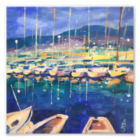 Pintura de acrílico feita à mão original - porto m