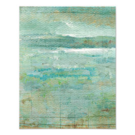 Foto Pintura de água lacrimal oceânica