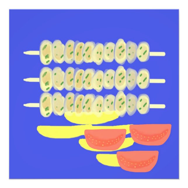 Foto pintura de comida em souvlaki greek (Frente)