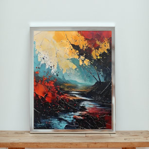 Foto Pintura de Paisagem Tranquila: Fuga à Serenidade