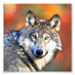 Foto Pintura de Wolf Art