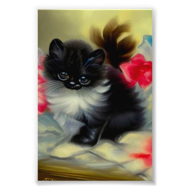 Foto Pintura em branco e preto (Frente)