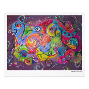 Foto pintura em espiral de abstrato