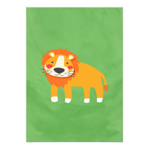 Foto Pintura Lion Cute Lion