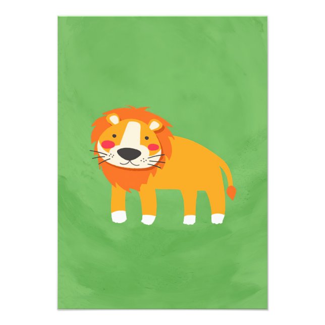 Foto Pintura Lion Cute Lion (Frente)