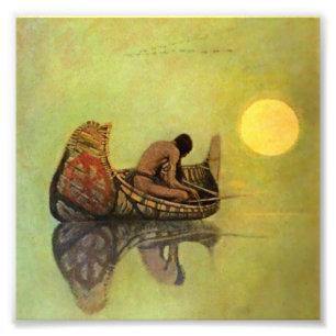 Foto Pintura ocidental de N C Wyeth “O Pescador Silenci