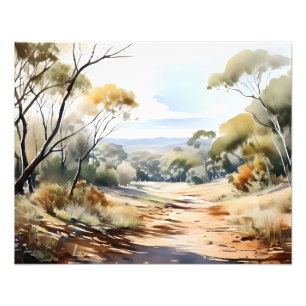 Foto Pintura por Aquarela de uma Estrada de Camisa Secl