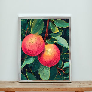 Foto Pintura Romã Realista