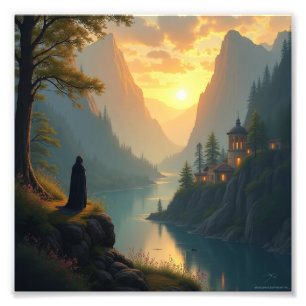 Foto Pinturas Digitais de Paisagens de Fantasia para Pa