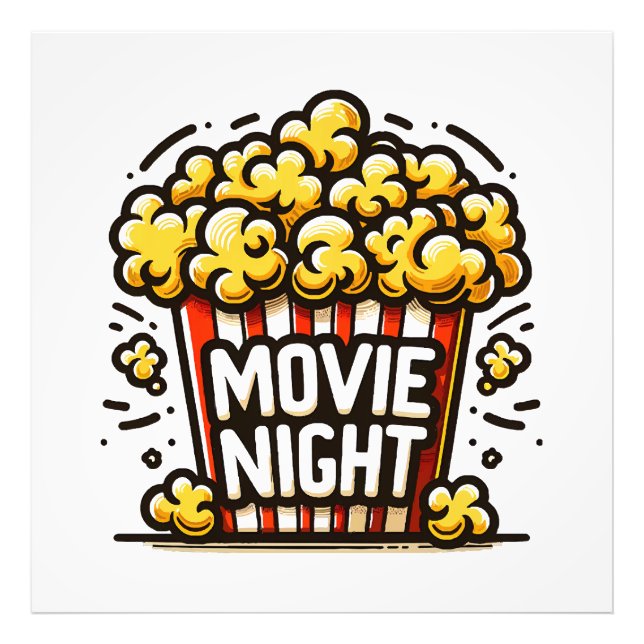 Foto Pipoca Divertida Noite de Filme (Frente)