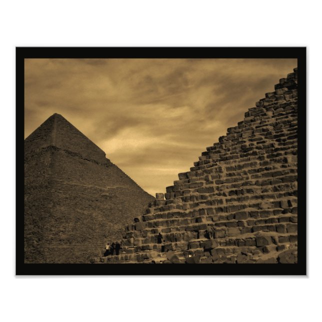 Foto Pirâmides ao Pôr do Sol (Frente)