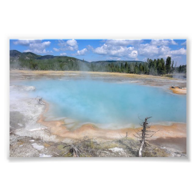 Foto Piscina Black Diamond, Parque Nacional de Yellowst (Frente)