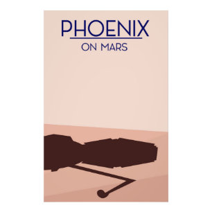 Foto Pista Phoenix em Marte.
