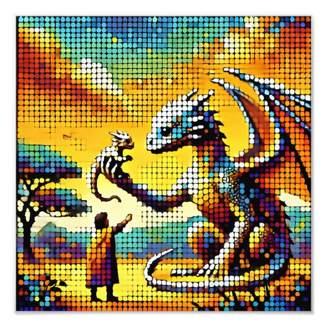 Foto pixelated image of a dragon trainer (Frente)