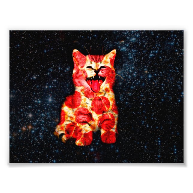 Foto Pizza cat no espaço (Frente)