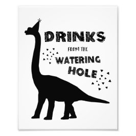 Foto Placa de Aniversário de Dinossauro