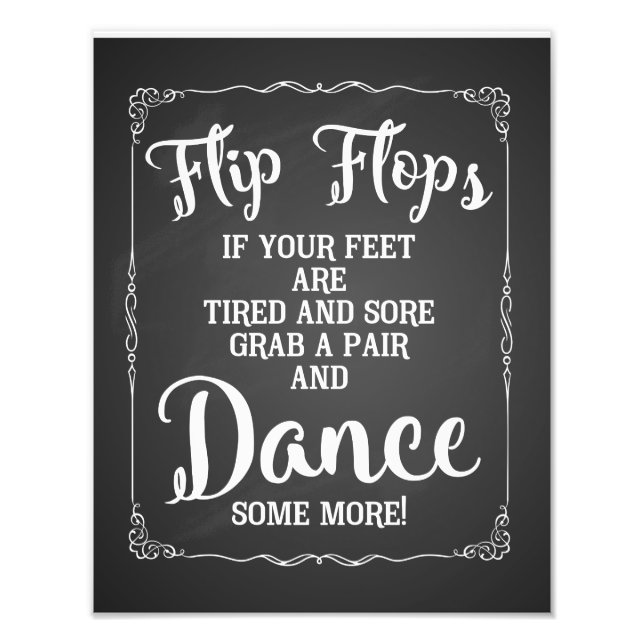 Foto placa de casamento, chinelos, casamento, quadro (Frente)