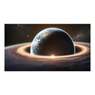Foto Planeta terrestre a partir do espaço