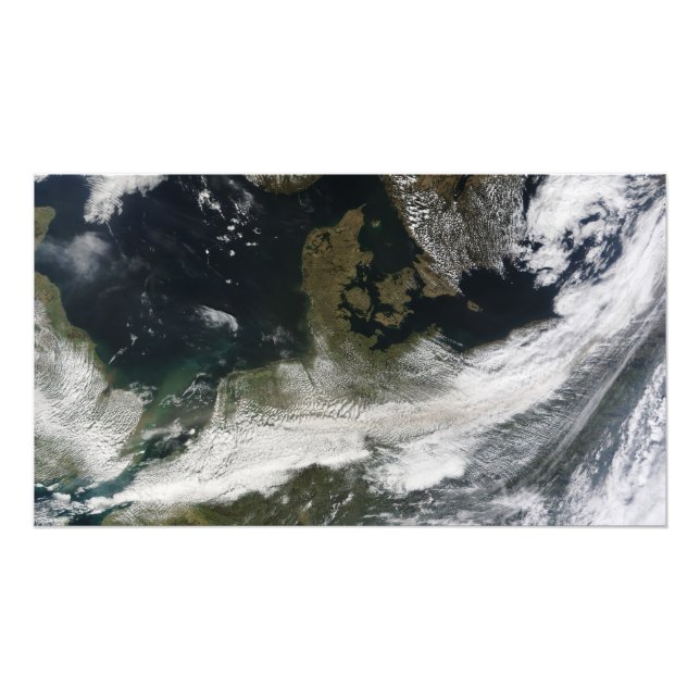 Foto Pluma de cinzas do vulcão Eyjafjallajokull (Frente)