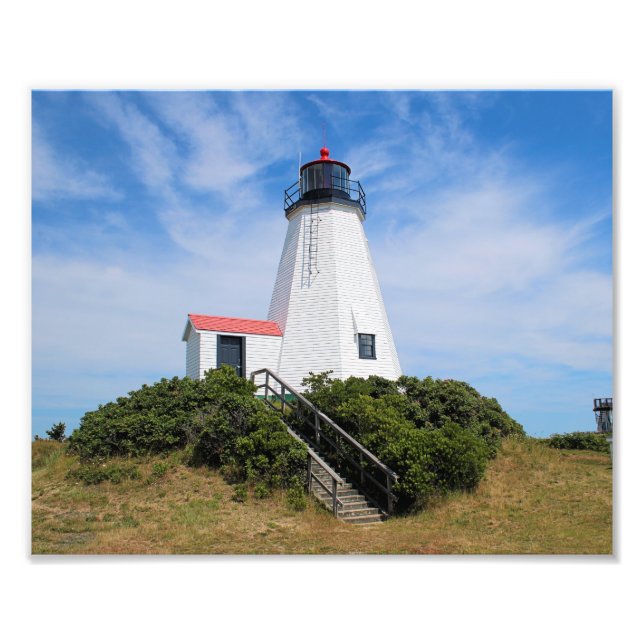 Foto Plymouth Lighthouse, "The Gurnet" Massachusetts (Frente)
