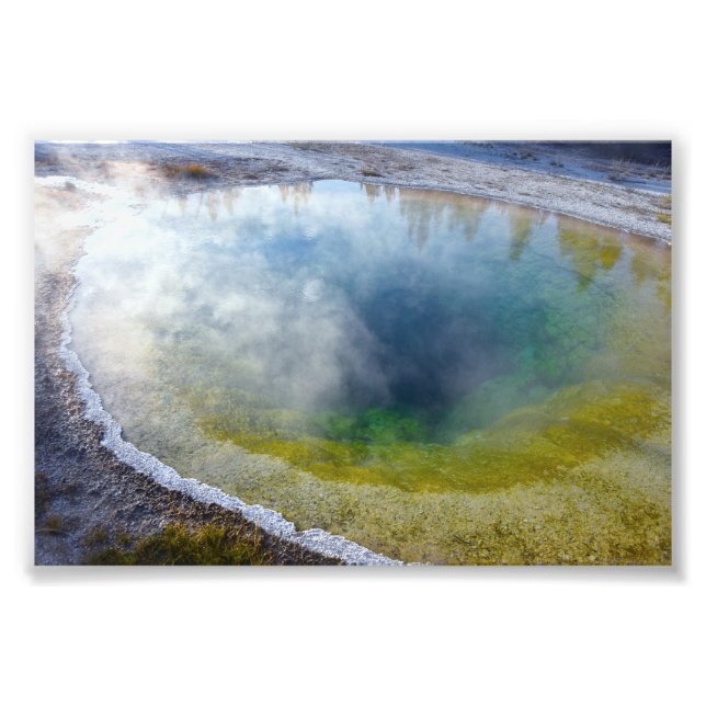 Foto Poço Morning Glory, Parque Nacional de Yellowstone (Frente)