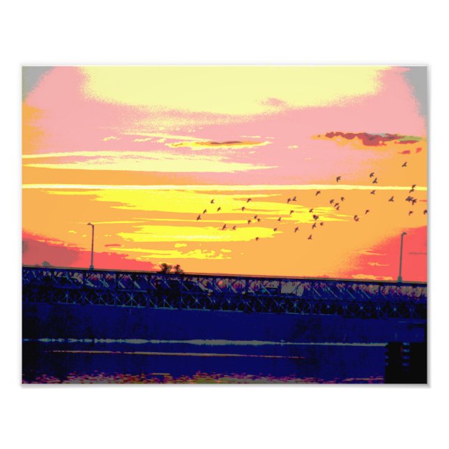 FOTO POENTE SOBRE A PONTE DE ROURKE IMPRESSÃO FOTOGRÁFI (Frente)