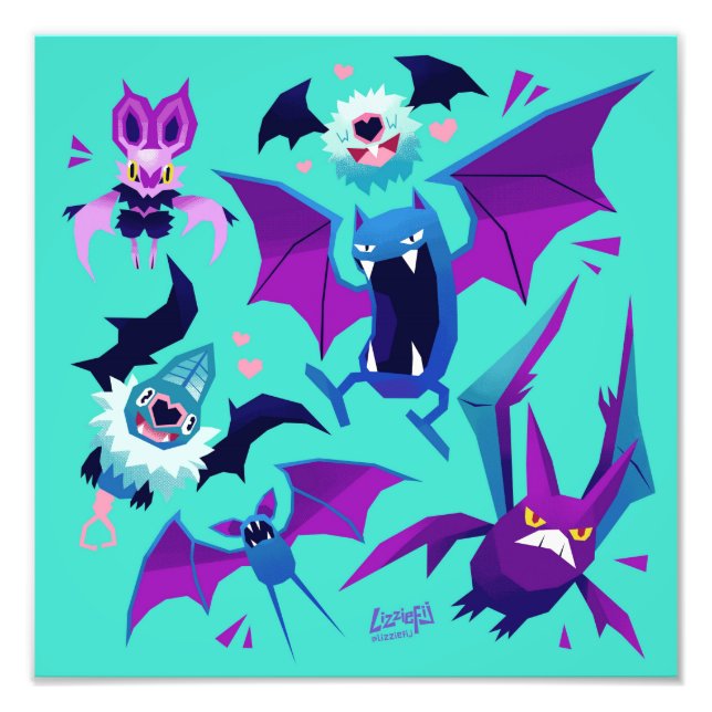 Foto Pokebats art print (Frente)