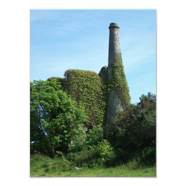 Foto Polgooth Mine Engine House Cornwall Inglaterra (Frente)