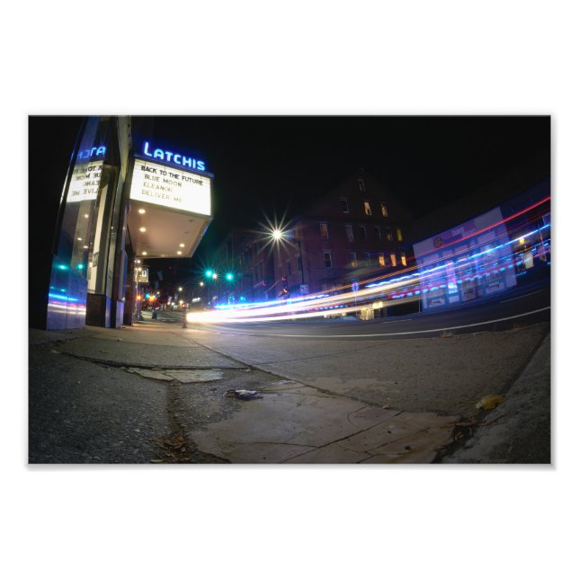 Foto Police Long Exposure Print (Frente)