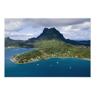 Foto Polinésia Francesa, Bora Bora. Vista aérea de