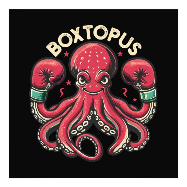 Foto Polvo de Boxe - Boxtopus (Frente)