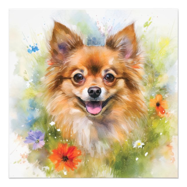 Foto Pomchi Floral Watercolor (Frente)