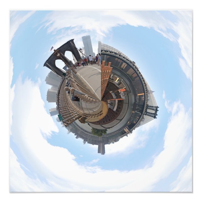 Foto Ponte Brooklyn NYC 360 Degree Panorama (Frente)