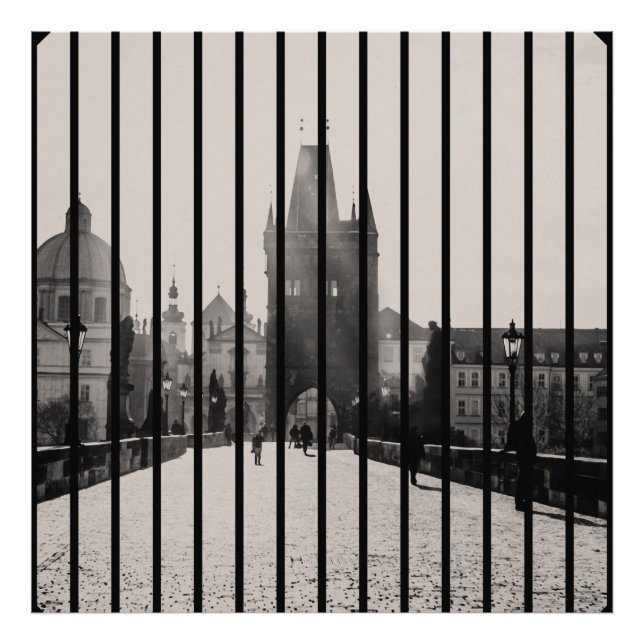 Foto Ponte Charles em Praga (Frente)