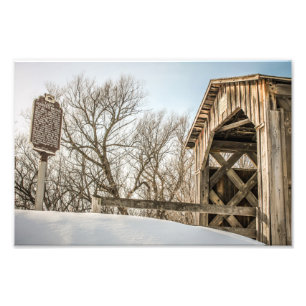 Foto Ponte coberta pela última vez em Wisconsin Cedarb