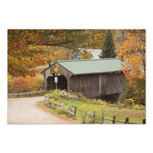 Foto Ponte coberta, Vermont, EUA (Frente)