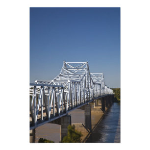Foto ponte da rodovia I-20 sobre o rio Mississippi,