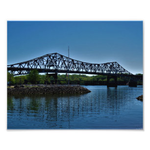 Foto Ponte de água azul