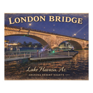 Foto Ponte de Londres Lago Havasu vista noturna