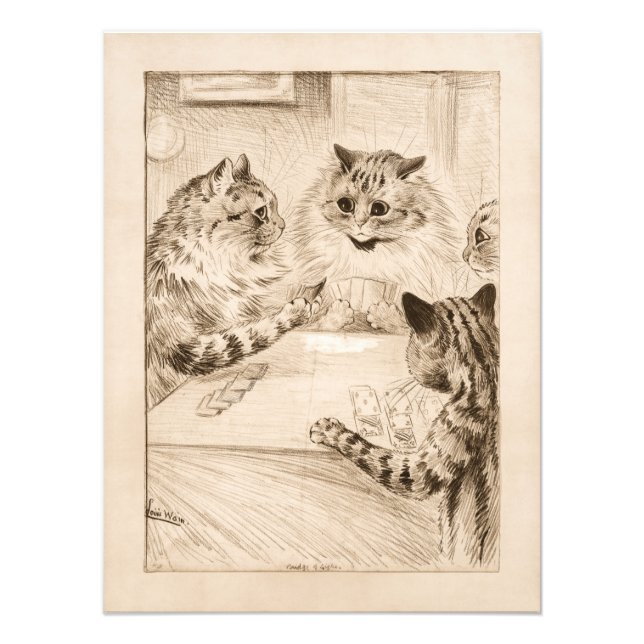 Foto Ponte de Sighs por Louis Wain (Frente)