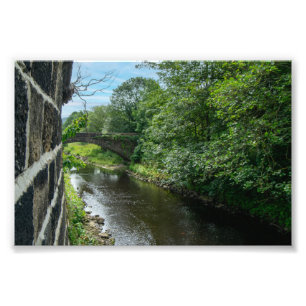 Foto Ponte Hawksclough sobre o rio Calder