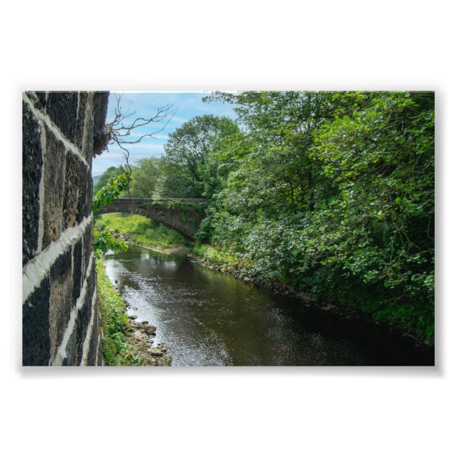 Foto Ponte Hawksclough sobre o rio Calder (Frente)