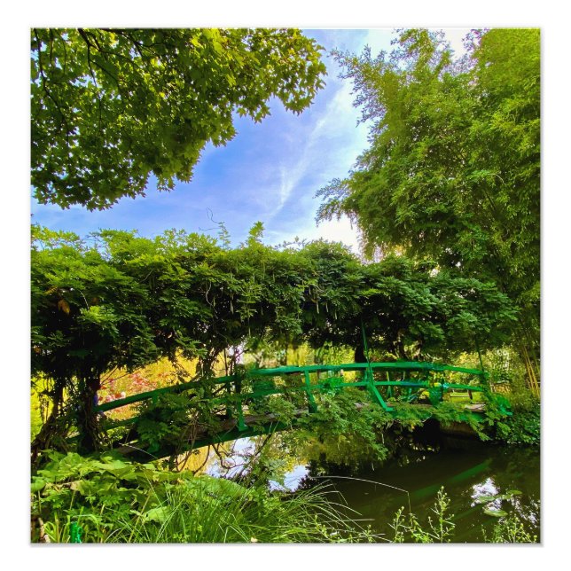 Foto Ponte Japonesa no Jardim de Monet (Frente)