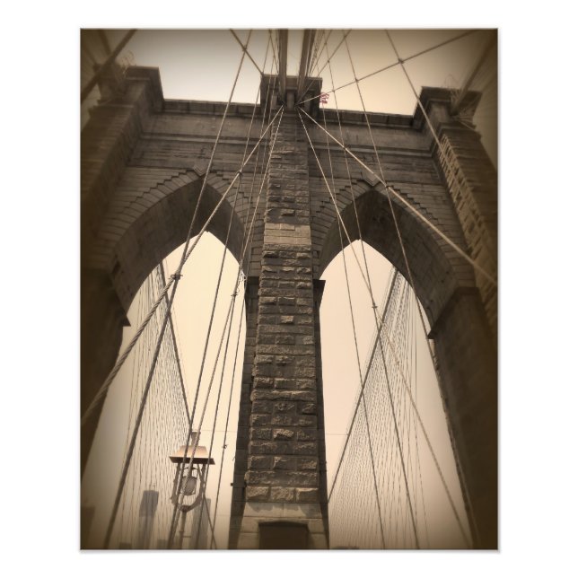 Foto Ponte Vintage Sepia Brooklyn (Frente)